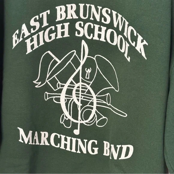 Russell Athletic Dark Green Crewneck Sweater Vintage - Picture 3 of 9